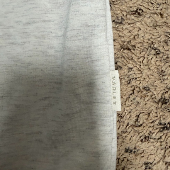 Like New Varley Betsy Oversized Relaxed Pullover Sweatshirt - Ivory Marl - Picture 8 of 8